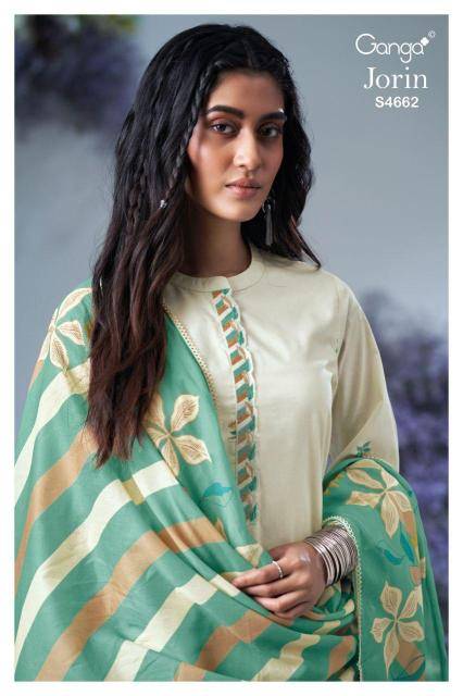 Ganga jorin 4662 Dress material suppliers in Kolkata